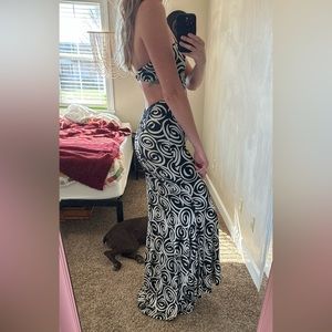 Event dress, size 2 (very stretchy fits size 4 also) beautiful beaded detail